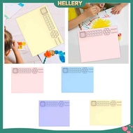 [HellerySG] Silicone Craft Mat for Kids Silicone Sheet Resin Multipurpose Lightweight Folded Storage Silicone Art Mat for Jewelry Casting