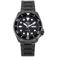 Seiko 5 Automatic SRPD65K1 SRPD65 SRPD65K Black Stainless Steel Watch