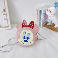 Children Korean Version Bag Cute Baby Shark Shoulder Bag Minnie Little Princess Messenger Bag Student Coin Purse