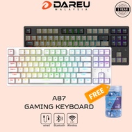Dareu 87 Keys TKL 3 Mode RGB Backlight Wireless Bluetooth Keyboard A87