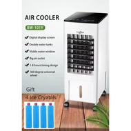 BiaoWang Air Cooler Fan Conditioner Portable Home Aircon Inverter Cooler Electric Fan With 4 Ice Mini Conditioning