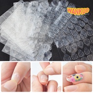 【WANKUO】 12 / 24pcs Nail Jelly Glue Flexible Double Sided Adhesive Fake Fingernail Sticker Home DIY Designs
