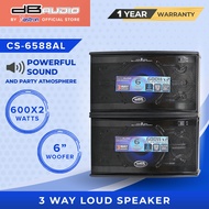 Db Audio CS-6588AL 3 way loud speaker | 600 x 2 watts | 6" woofer | with LED light