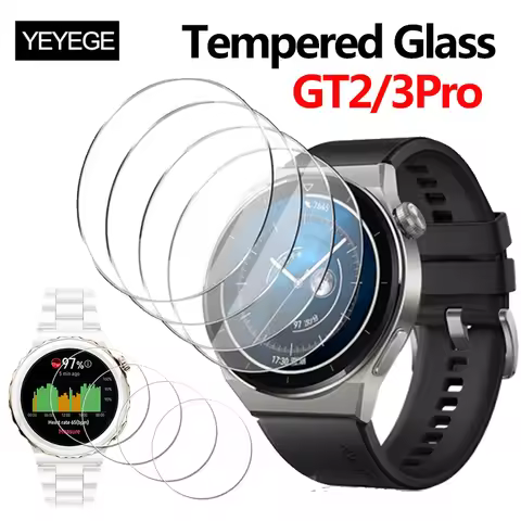 Tempered Glass Film For Huawei Watch GT3 Pro 43mm 46mm Screen Protector Glass Watch Protective Film 