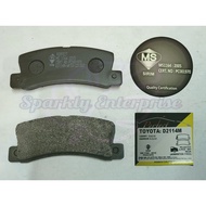 REAR DISC BRAKE PAD D2114 TOYOTA CAMRY 2.0 2.2 , HARRIER 2.2 2.4