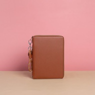 สลักชื่อฟรี! HILMYNA Twelve Zip Journal (NIGHT) A5 - Refillable สมุดปกหนังซิปรอบ พร้อมกระดาษรีฟิลล์