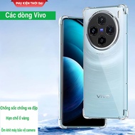 Vivo X200 Pro / X200 Pro Mini / X100s / X100s Pro / X100 Pro shockproof transparent flexible case