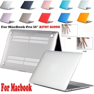 For MacBook Pro 15" A1707 A1990 (2018/2019) (2017/2016) Glossy Matte Crystal Laptop Hard PC Clear Fu