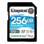 金士頓 - 256GB Canvas Go!Plus SD 記憶卡 SDG3/256GB