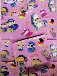 [Ready Stock] Crayon Shin-Chan Pink Packaging Soft Facial Tissue 蜡笔小新粉色包装柔软纸巾 (70pulls x 4ply/pack/包