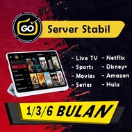 GoGoTV 1/3/6 Bulan for Android/Windows/Syber/TeleTV/KingTV/ZoomTV/WatchTV/SyokTV/SyberTV/AbangTV/SkyTV/FantomTV/TV