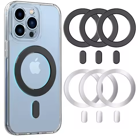 Wireless Charging Magnet Metal Sticker Plate For Magsafe iPhone 12 13 14 Pro Max Case Strong Magneti