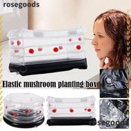 ROSEGOODS1 Mushroom Grow Bag Garden Filters Inflatable Mushroom Monotub Kit