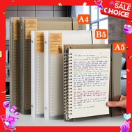 Replaceable Refill Loose Leaf Notebook A4 A5 B5 Binder Planner 6 Styles Available Office School Supplies Stationery Accessories