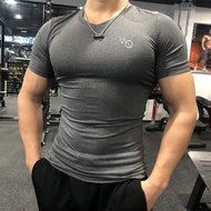 [Mã FAMAYMA giảm 10K đơn 50K] Áo Tập GYM Ôm Body Nam Tay Ngắn Viet Quick