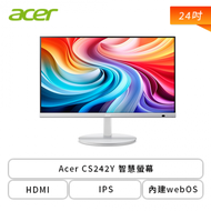 【24型】Acer CS242Y 智慧螢幕 (HDMI/IPS/內建webOS/支援WiFi+藍芽/內建喇叭/三年保固)