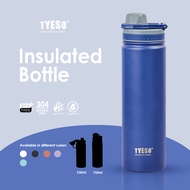 Tyeso Tumbler Sports Bottle 530ml/750ml Vacuum Insulated Hot&Cold for Adult/Kids Flask Tumbler with 