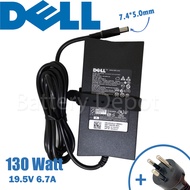 Dell Adapter ของแท้ 19.5V/6.7A 130W หัวขนาด 7.4*5.0mm สายชาร์จ Dell สายชาร์จ เดล อะแดปเตอร์