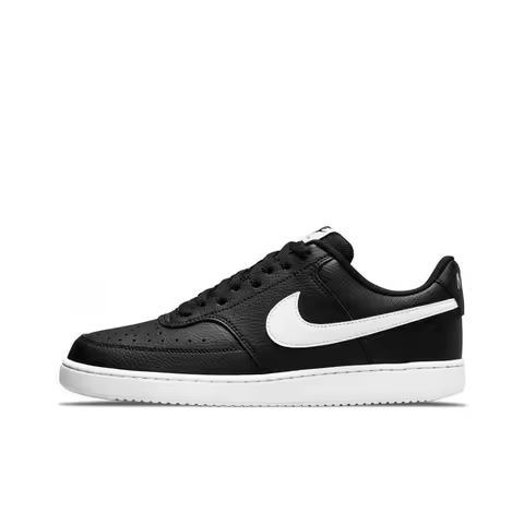 Nike Court Vision 1 Skateboard Shoes Men's Low Top Black/White DH2987-001