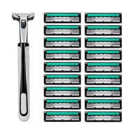 2-Layers Safety Razor Blade Shaver Shaving Razor Set Men's Body Face Hair Removal Knife 3-Layer Blad