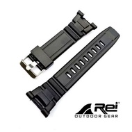 REI DAGGER RUBBER WATCH STRAP REI DAGGER BLACK WATCH STRAP