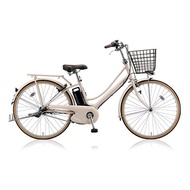 Bridgestone 2018 Model Electric Assisted Bicycle Assistor Prima A6PD18 6.6 Ah Handy Model 26 inch 3-speed variable electric bicycle battery charger Milk tea beige