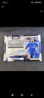 車聯球王/親簽】Panini Prizm 阿扎爾 Hazard 簽名卡 橫版車路士球衣