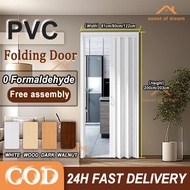 PVC folding door sliding door bathroom kitchen living room bedroom partition door accordion door