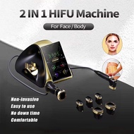 2 in 1 Hifu Face Lifting High Intensity Focused Ultrasound Rotating 360 Max Machine New Ultrasonic 2