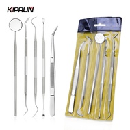 KIPRUN 5pc/3PC set Dental Mirror Stainless Steel Dental Dentist Prepared Tool Set Probe Tooth Care K