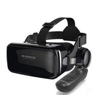 VR SHINECON VR眼鏡千幻6代魔鏡六代G04 3D手機虛擬現實頭盔（G04E耳機版+B03）