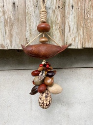 植物掛飾-象牙果/乾燥果實/刻字