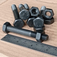 BAUT HEXAGON M10X70 / BAUT BAJA HTB 8.8 M10 X 70 / BAUT BAJA M10 X 70 HITAM / BAUT M10X70 BAJA / BAU