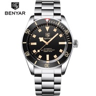 BENYAR Luxury Brand 2025 New Mens Mechanical Watches Stainless Steel Automatic Men Wristwatch Waterp