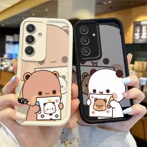 BUBU DUDU Couple Case For Samsung Galaxy Case S24 S23 S22 S21 Ultra Plus Fe A55 A54 A53 A52 A35 A25 