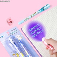 ROEMDEE Invisible Pen With Refills, Gel Pen With Small Light Cute Invisible Marker, Funny Double Hea