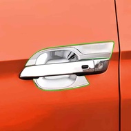 Isuzu DMAX D-Max 2021 2022 2023มือจับประตูด้านนอกรถชุดแต่งฝาครอบ ABS สีเงิน