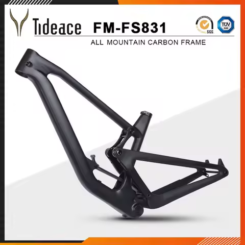 T1000 All Mountain AM MTB Full Suspension Frame 29er Travel 160mm Tideace Bike 29 Boost Mtb Bike Rac