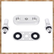 [K U Y G] Transmission Cooler Line Adapter Plate with 6AN Fittings Seal for 6L80E 6L90E 8L90E