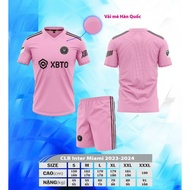M011 - Pink MIAMI INTER MIAMI Club Sesame Soccer T-Shirt 2024 - Pink MIAMI INTER Club T-Shirt 2024