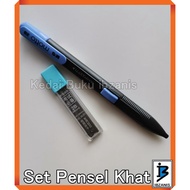 Set Pensel Khat 1.88mm 2B + Lead 6pcs