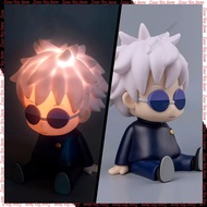 Jujutsu Kaisen Anime Figure Satoru Gojo Action Figures Night Light Pat Light Desk Night Lamp Bedroom