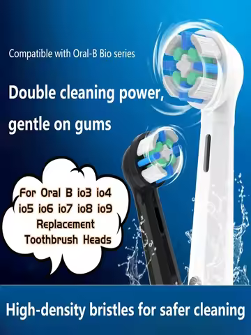 For Oral B io3 io4 io5 io6 io7 io8 io9 Replacement Toothbrush Heads Round Head For Oral B io Toothbr