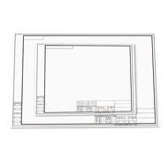 A3 Thickened Engineering Drawing Paper A2Framed Blank Marker PenWhite Paper A4 Building Student Mach