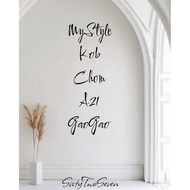 SixtyTwoSeven Bkk Chom / Kob / MyStyle / A21 / GaoGao