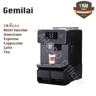 [พร้อมส่ง] เครื่องชงกาแฟสดอัตโนมัติ A10S ทัชสกรีน 19bar ระบบดูดน้ำ (ทำหลายเครื่องดื่มในเครื่องเดียว)