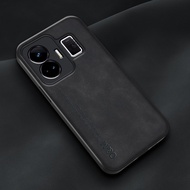 Fashion Soft TPU Shockproof Casing Realme GT Neo 5 Neo5 5G Skin Feel PU Leather Back Cover Realme GT3 5G Full Protection Case