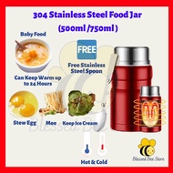 Blessed Bee Vacuum Food Jar Thermal Cooker Pot 500ml With Steam Release Thermos Vacuum Steel Hot Food Jar