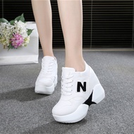 Taobao รองเท้าผ้าใบส้นเตารีดผู้หญิงรองเท้าแฟชั่นผญใส่สบายสไตล์เกาหลี