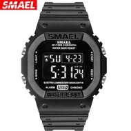 Smael Digital Watch Men Sports Watches LED Military Army Camouflage Wrist Watch for Boy 3Bar Waterproof Stopwatch 1801